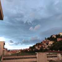 The Approaching Rain in Nice at the End of December  