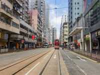 香港的彩虹叮叮車。