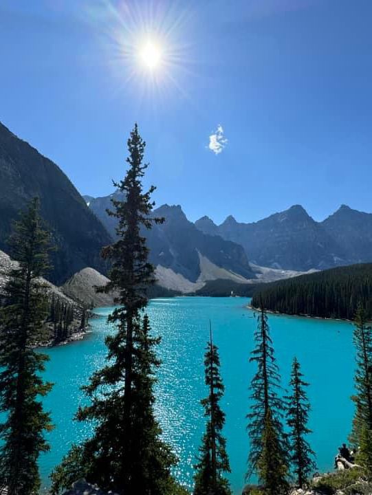 Lake moraine