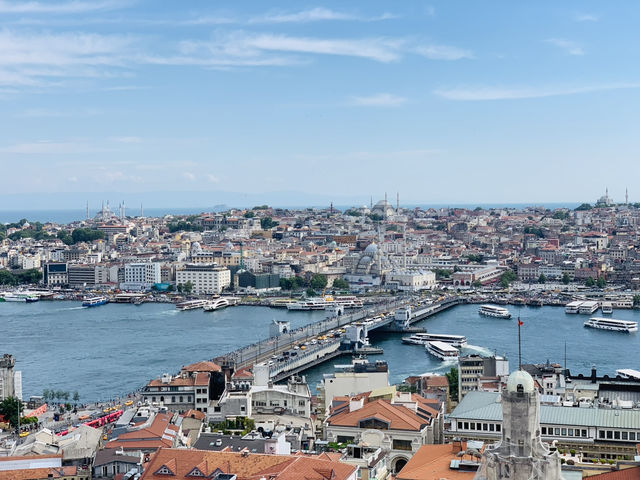 Istanbul's Stunning Cityscape from Galata Tower