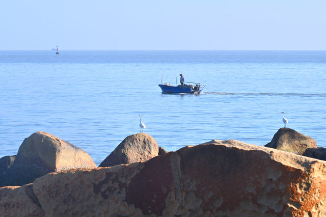 寒假珠海旅行，愛情郵局和珠海漁女、觀澳平台