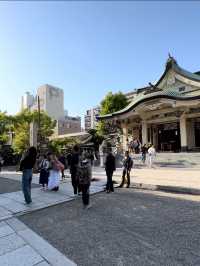 Impressive Lion Head at Namba Yasaka Shrine ⛩️