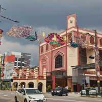 Strolling across Little India in Singapore