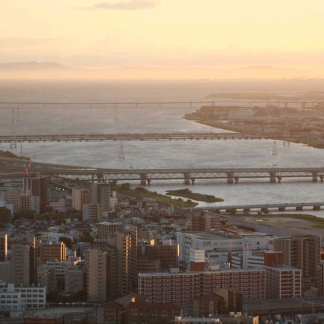 大阪景點｜全方位360度大阪超級夜景—梅田藍天大廈空中庭園展望台