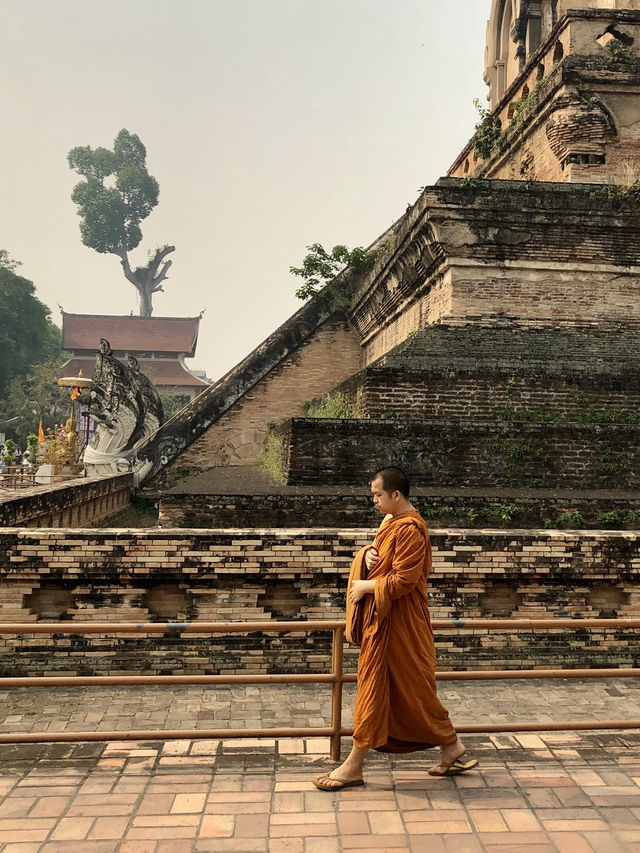 契迪龍寺｜清邁古城中心的神聖所在。