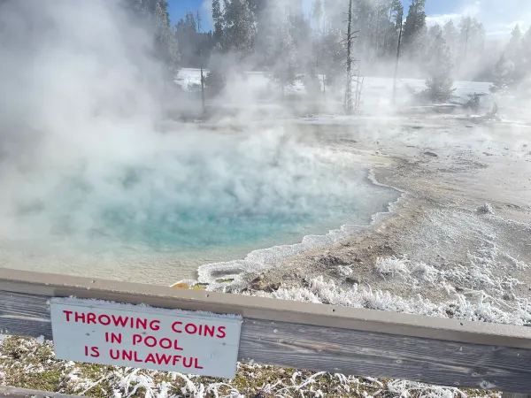 Winter Travel Itinerary and Costs for Yellowstone National Park