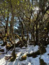 雪後的螺髻山，依然美得令人讚嘆