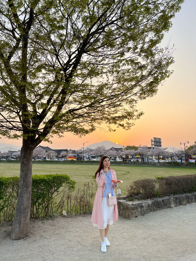 Cheomseongdae: Where History Meets the Magic of Spring Sunset