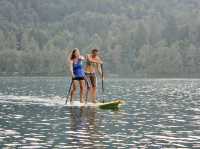 Tranquil Afternoons: Rowing on Lake Bled's Serene Waters