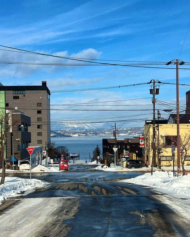 北海道洞爺湖冬天美如畫