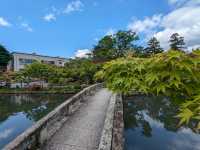 日本京都-古寺池水映秋色的賞楓名所：永觀堂