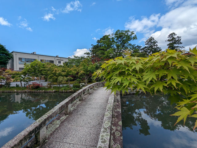 日本京都-古寺池水映秋色的賞楓名所：永觀堂