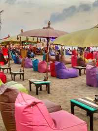 🇮🇩Chilled bar on Seminyak Beach💚Check it out👍