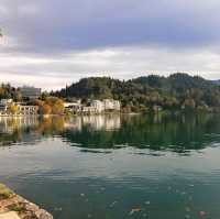 Lake bled is so beautiful in autumn 