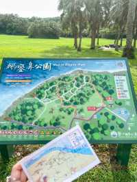 【台湾】ヤシの木がまるでハワイのような公園と灯台