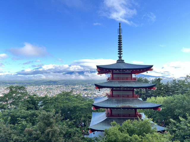 一直不願露臉的害羞富士山☺️