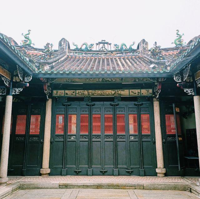 馬來西亞檳城喬治城標誌性華人文化歷史寺廟景點:韓江家廟 Han Jiang Ancestral Temple，適合拍照📸打卡