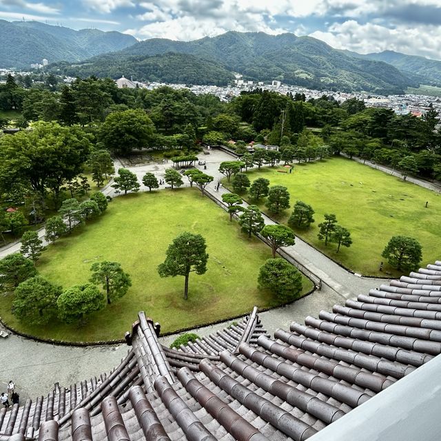 Sightseeing samurai Tsuruga castle 