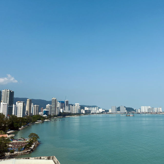 "Seascape Serenity: The Panoramic Views at E&O Hotel Penang"