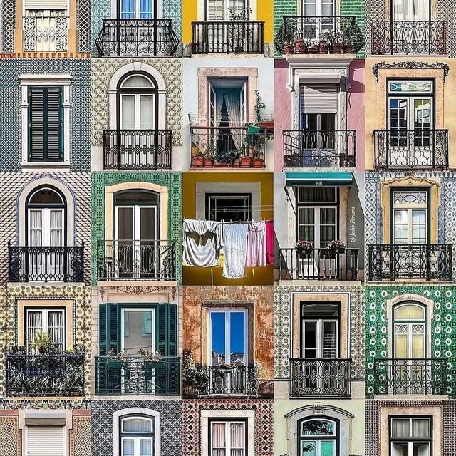 Lisbon's old houses 