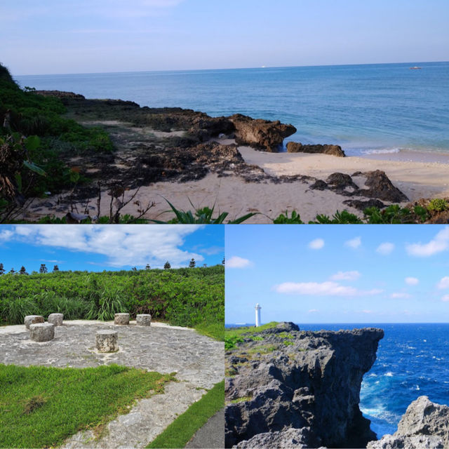 「沖繩景點」殘波岬公園：壯麗燈塔、海岸線、釣魚潛水，感受歷史文化