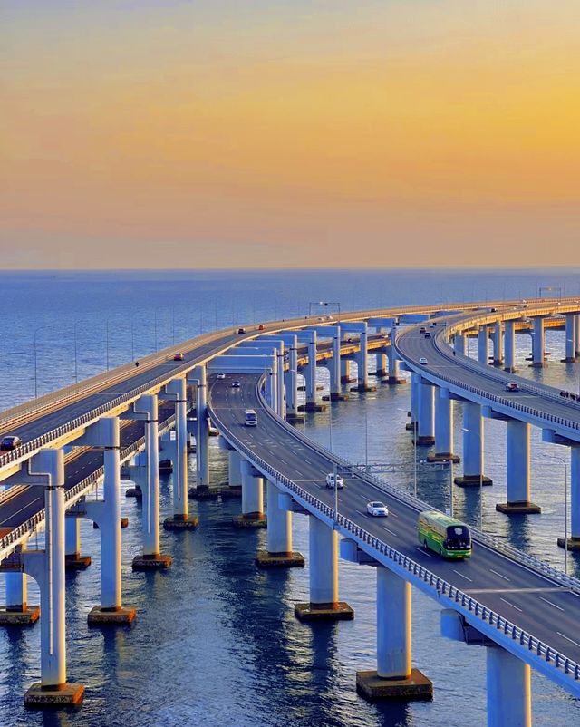 大連網紅環海路線一日遊（之）星海灣大橋最佳觀景點