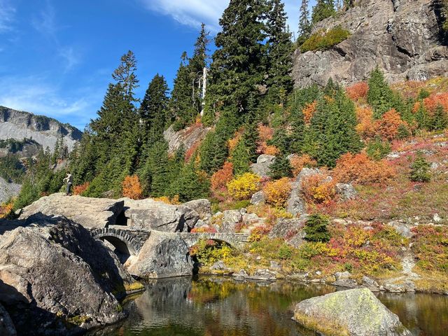 Mt Baker 賞秋Chain Lakes 徒步