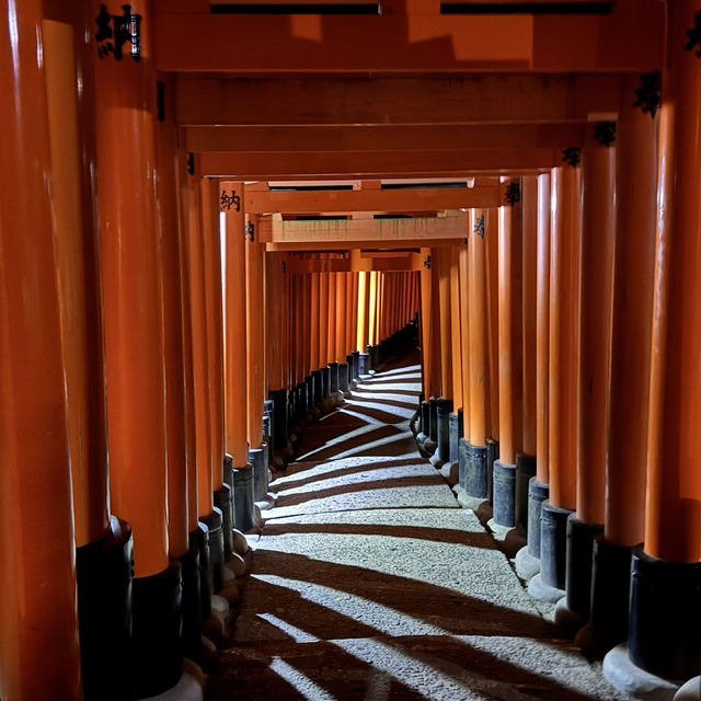 Day to Night at Fushimi Inari