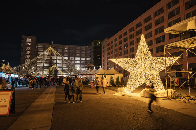 Discover the Christmas Night Market at Row DTLA