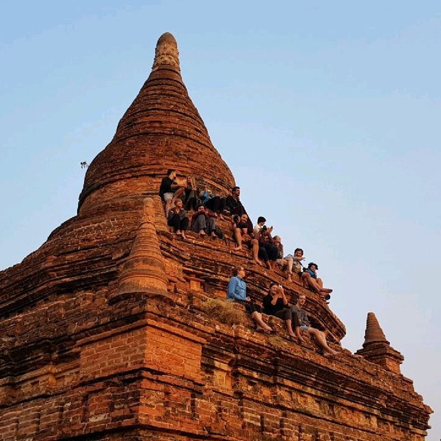 Incredible sunrise in Bagan, Myanmar