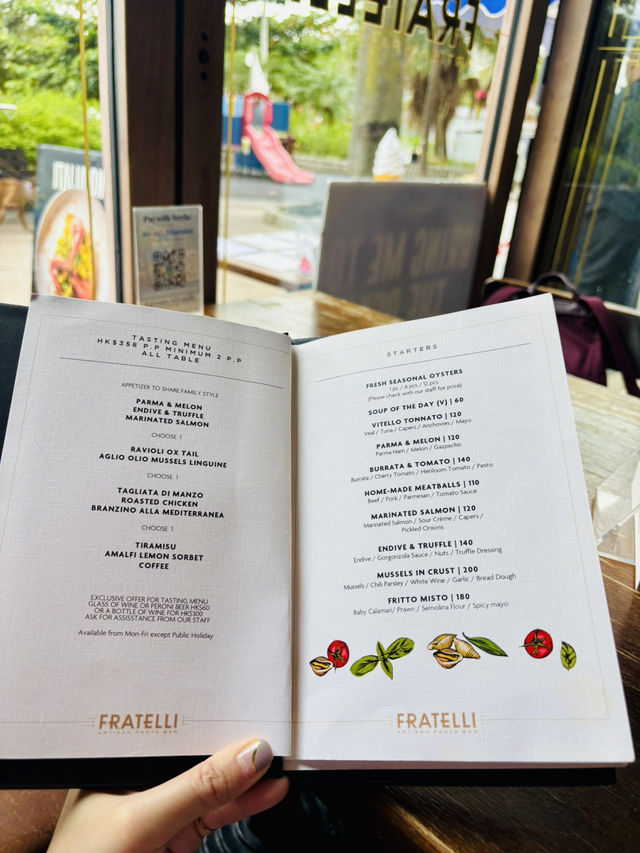 【淺水灣】Fratelli：精緻午餐體驗，意大利美食之旅