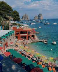 🏖️✨ Embracing the Rainbow: Captivating Colors of Capri! 🇮🇹🌈