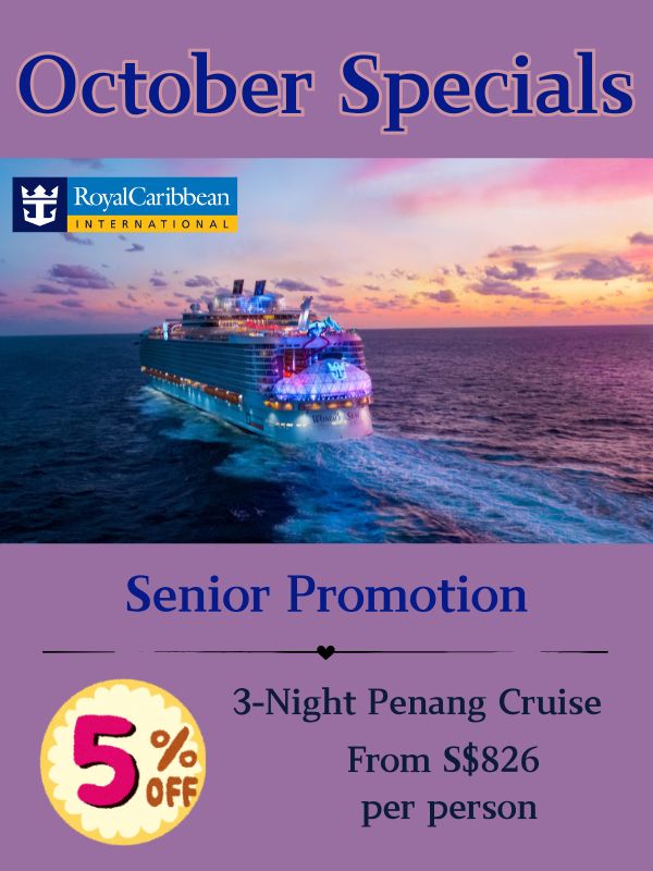 🎊🎊Sale!! 🎈Senior promotion on Royal Caribbean!!