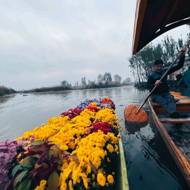 FLOATING VEGETABLE MARKET OF SRINAGAR.