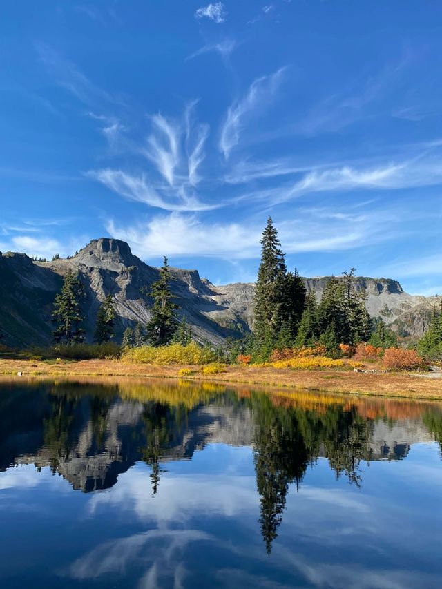 Mt Baker 賞秋Chain Lakes 徒步