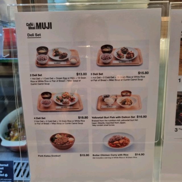 Fantastic Meal & Desserts at Cafe Muji