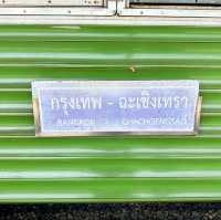 รีวิวนั่งรถไฟเที่ยวฉะเชิงเทรา