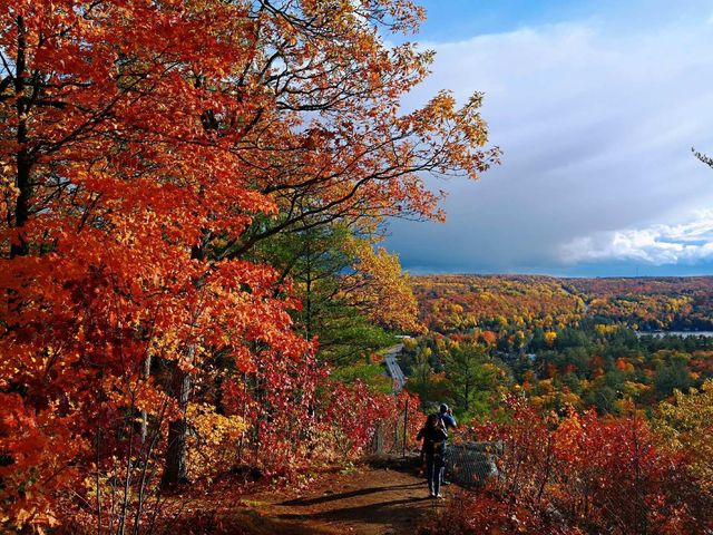 2019年10月16日來阿岡昆國家森林公園，看萬山紅遍，層林盡染，不虛此行