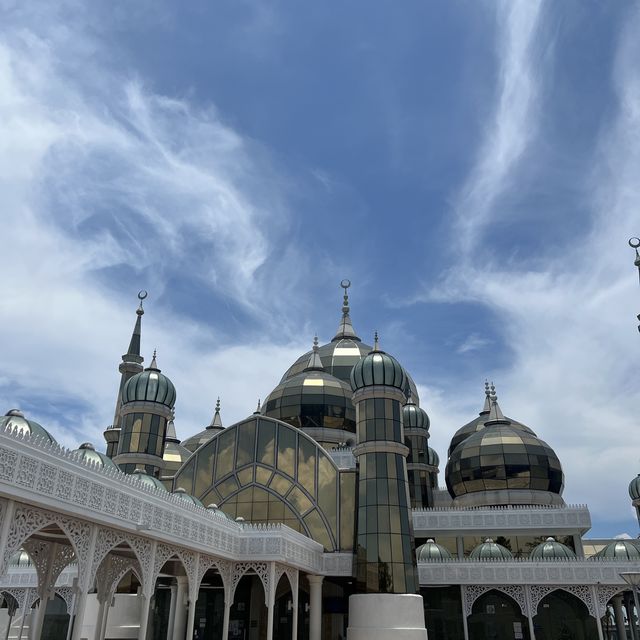 crystal mosque in  kuala terengganu