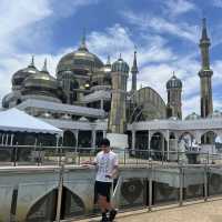 crystal mosque in  kuala terengganu