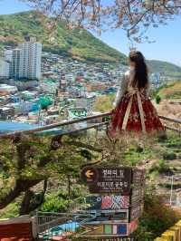 A Fairytale Adventure: Exploring Gamcheon Cultural village in Hanbok