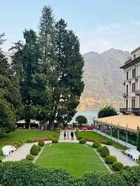 Villa D'este reaches a Lake hotel in Italy❤️😍