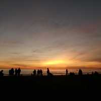 Sunset Views at Santa Monica Beach