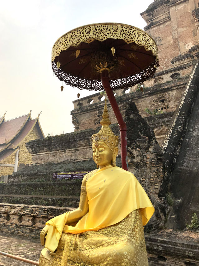 契迪龍寺｜清邁古城中心的神聖所在。