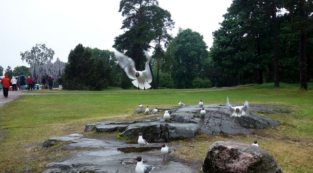 有特色的管風琴雕塑公園。