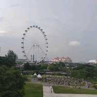 Sunset on Singapore Flyer