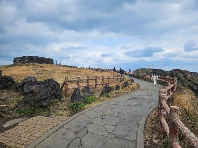 Strolling at Seopjikoji at Jeju Island