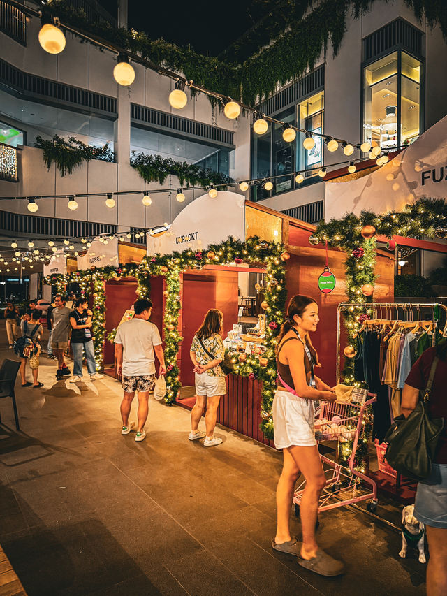 Christmas Decorations at One Holland Village Mall