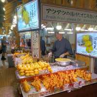 かに銀長腳蟹任食 + 錦市場 