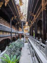 Beautiful temple in the city centre of Chongqing